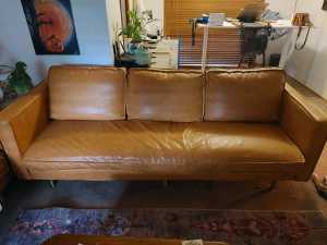 Bombay couch sofa faux leather 3 seater and 2 seater