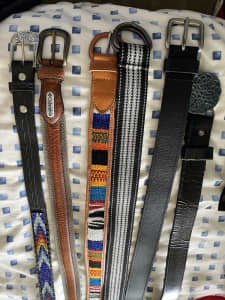 BELTS VARIETY OF LENGTHS! Starting from $10! 
