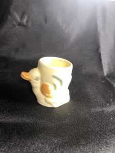 Egg cup, shaped duck