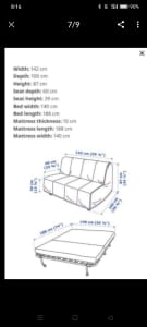 IKEA LYCKSELE SOFA BED Delivery