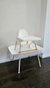 Ikea high chair foot rest catcher set