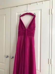 Bridesmaid dress never worn with train size 10