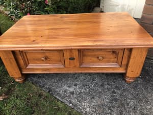 Wooden coffee table (sold pending payment and pick up)