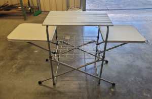 Camping table for bbq