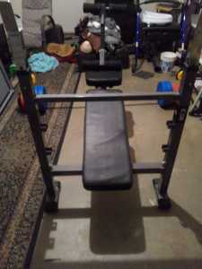 Celcius Gym....Bench press 60kg of weight Bar and Dumbbell