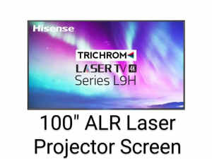 NEW Hisense 100 ALR Laser Projector Screen | High Gain | Fixed Frame