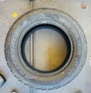 Bridgestone desert duller 265/60/18 All terrain tyre