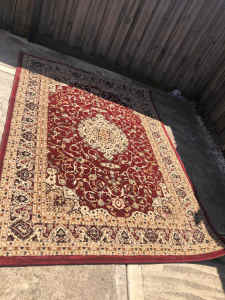 Red traditional Rug