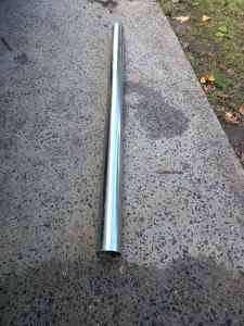 Stainless steel exhaust pipe tube 1350mm x 76mm