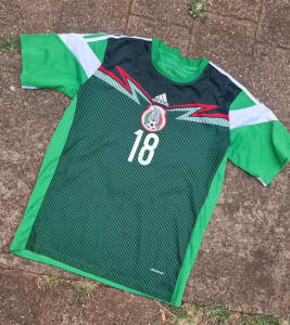 2014 Adidas Team Mexico Soccer Jersey