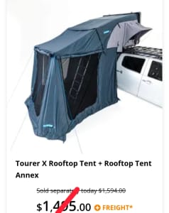 Hard top clam shell Roof top tent plus annex