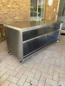 Stainless Steel Work Bench- Cabinet