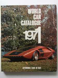 World Car Catalogue 1971 (Automobile Club of Italy)