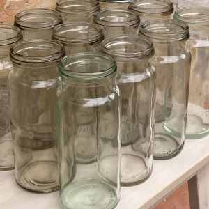 Fowlers Vacola No. 27 (850ml) preserving jars
