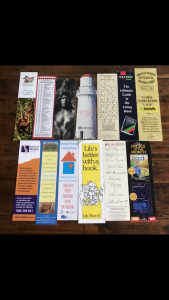 A variety of over 25 bookmarks