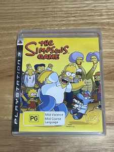 PS3 The Simpsons Game PlayStation