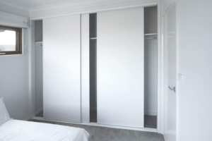 SLIDING WHITE MELAMINE ROBE DOORS DIY Custom Sizes Melbourne