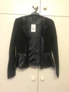 girls Bardot junior peplum jacket -size 16 (KIDS) NEW with tags!