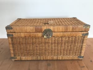 Cane Chest, Rattan, Trunk, Toy box. Pickup Manly Vale 2093