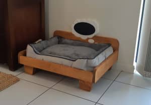Dog bed - (Medium) Handmade from solid wood