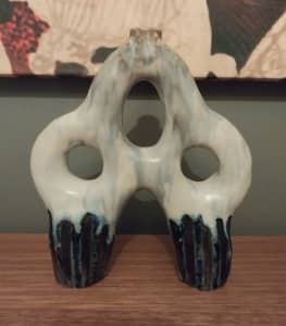 Hand Built Ceramic Sculpture/Vase by Japanese Ceramicist Miwa Neishi