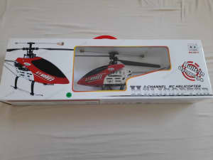 G.T. No 9011 3-Channel RC Helicopter- Red 