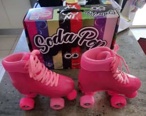 Soda Pop Strawberry Slide kids roller skates