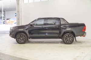 2020 Toyota Hilux GUN126R Rogue Double Cab Black 6 Speed Sports Automatic Utility