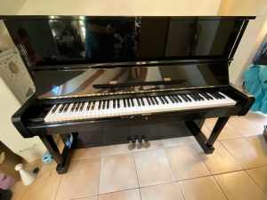 Yamaha U1 upright Ebony piano