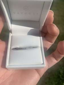 Gregory’s Jewellery 18k white gold wedding band