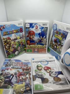 Wii Mario Games with Manuals | Price in description