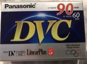 NEW Panasonic Mini DV Cassette NEW Made In Japan