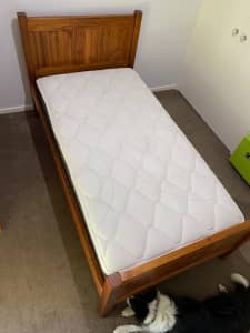 Solid Timber King Single Bed