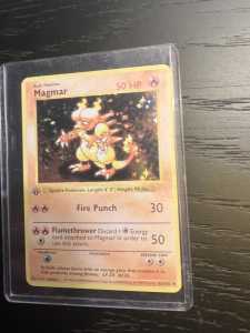 Magmar 1st edition Pokémon card