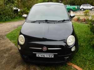 2013 FIAT 500 TWIN AIR PLUS 5 SPEED AUTOMATIC/MANUAL 3D HATCHBACK