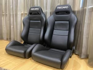RECARO SR3 SEATS (2) PAIR NEW LEATHER