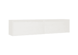 vidaXL Wall Cabinets 2 pcs White 80x30x35 cm (SKU:813458)Free Delivery