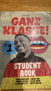 Ganz Klasse #1 German Language Student book 