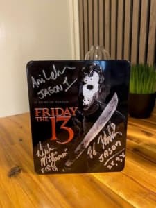 Friday The 13th Signed Steelbook Blu-Ray Box Set Movie