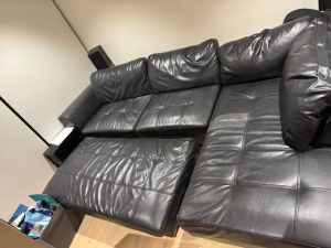 3 Seater Couch with Chaise and Ottoman
