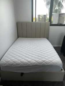 Double bed mattress & mattress protector $150