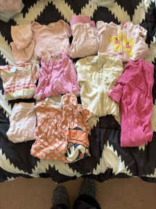 The lot baby girl clothing size 0-1