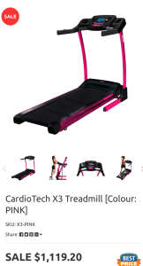 Treadmill cardio tech
