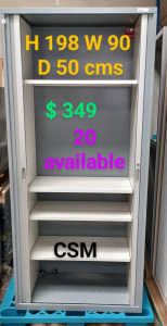 22 @ $ 349 each Csm stationery storage cabinets office shed cupboard 