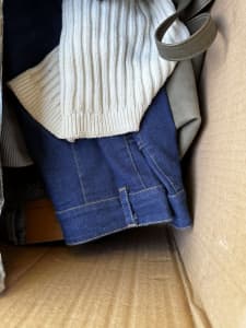 Free Box full of female clothes size 8-10-12