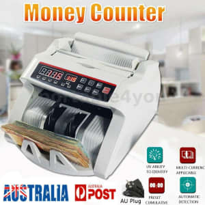 Automatic Money Counter Machine Cash Banknote Counters Digital Display