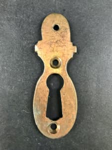 Antique Key Escutcheon Brass