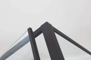 Semi-Frameless Shower Screen Pivot Door Inline L-shape TG GoldCoast