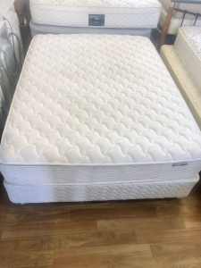 Quick sale double size bed ensemble (base mattress) with good quality