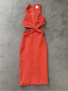 Flattering Dion Lee Red Stretch Cocktail Dress - Shipping Offered!